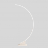 Aldebaran gulvlampe led lys lampe med moderne bue design 140 cm høj Tilbud