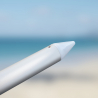 Bagnino Fluo stor strand parasol 220cm højdejusterbar anti uv aluminium 