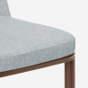 Davos Medl designer stol med stofbetræk og metalstel i udvalgte farver Rabatter