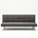 Gemma 2-personers sofa futon sovesofa stof til stue og gæsteværelse Tilbud