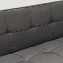 Gemma 2-personers sofa futon sovesofa stof til stue og gæsteværelse Rabatter