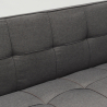 Gemma 2-personers sofa futon sovesofa stof til stue og gæsteværelse Rabatter