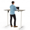 Højdejusterbart elektrisk skrivebordsdesign til kontor og studie Standwalk 120x60 Valgfri