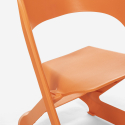 Nest AHD spisebords stol plastik stabelbar i udvalgte farver til events Pris
