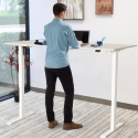 Højdejusterbart elektrisk skrivebord til kontor- og designstudio Standwalk 160x80 Udvalg