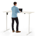 Højdejusterbart elektrisk skrivebord til kontor- og designstudio Standwalk 160x80 Køb