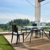 Glenda Scab stabelbar design spisebordsstole af plast indendørs udendørs Rabatter