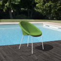 Bon Bon Scab design plast spisebords stol til indendørs og udendørs brug På Tilbud