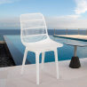 Bluetit stol havestol polypropylen havemøbler i flere forskellige farver Mål