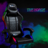 The Horde gamer stol gaming kontorstol med RGB lys lænde og nakkepude Tilbud