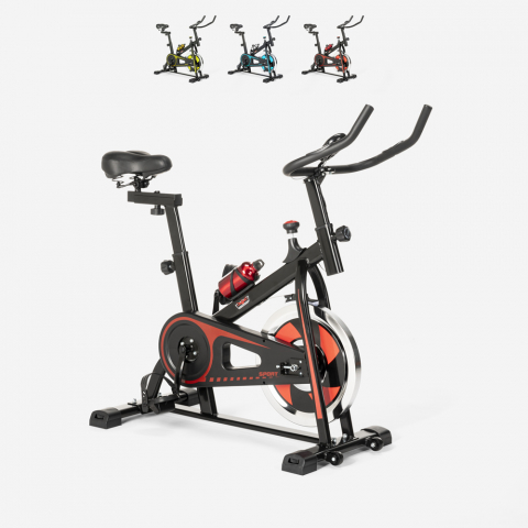 Minerva motionscykel kondicykel spin bike træningsudstyr 8 kg fitness