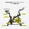 Minerva motionscykel kondicykel spin bike træningsudstyr 8 kg fitness 
