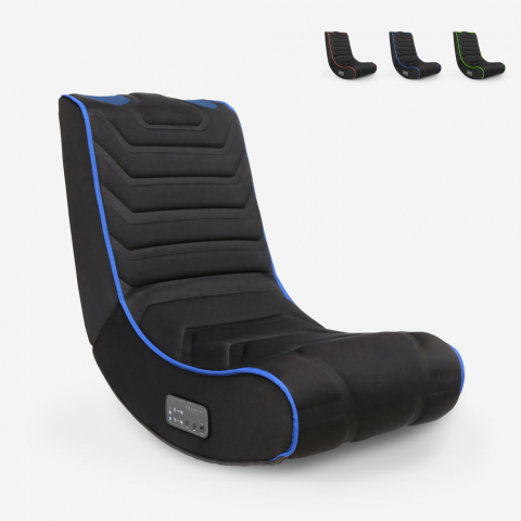 Dragon gamer lænestol til gulvet med Bluetooth musikhøjttalere til gaming Kampagne