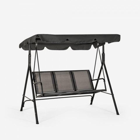 Pitch 3 sæders hængesofa hængekøje gynge med vandtæt solskærm havemøbel