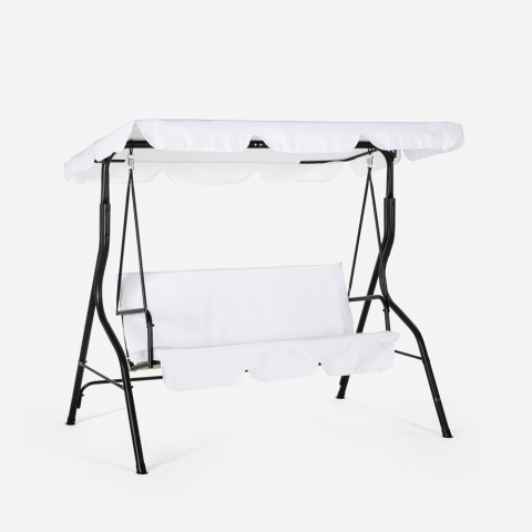 Yaw 3 sæders hængesofa hængekøje gynge med vandtæt solskærm havemøbel Kampagne