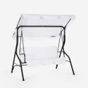 Yaw 3 sæders hængesofa hængekøje gynge med vandtæt solskærm havemøbel Udsalg