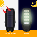 Solis L solcelle lampe sort armatur LED 200 w gadelys 6000 lm lyssensor Udvalg