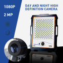 Conspicio XL 400W LED lys solcelle lampe 4000 lumen spotlight med kamera Rabatter