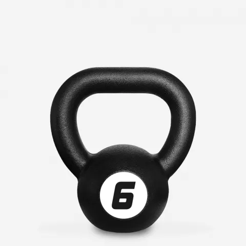 Kotaro kettlebell 6 kg i jern til styrketræning fitness træningsudstyr Kampagne