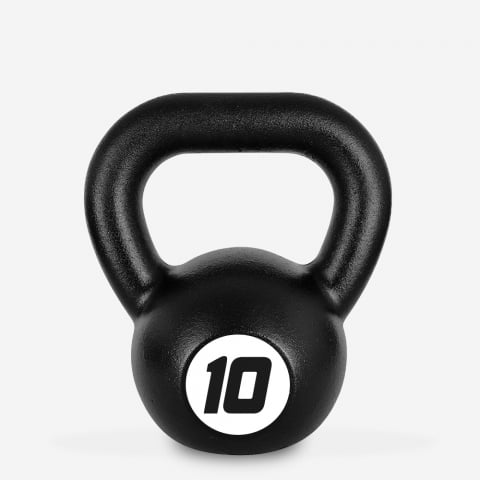 Kotaro kettlebell 10 kg i jern til styrketræning fitness træningsudstyr