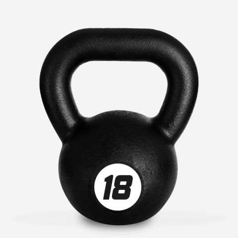 Kotaro kettlebell 18 kg i jern til styrketræning fitness træningsudstyr
