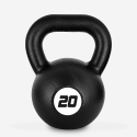 Kotaro kettlebell 20 kg i jern til styrketræning fitness træningsudstyr Kampagne