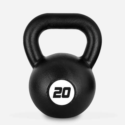 Kotaro kettlebell 20 kg i jern til styrketræning fitness træningsudstyr