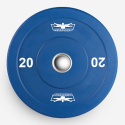 Hanzo rubber bumper 2 x 20 kg vægtskiver til olympiske vægtstang 50 mm På Tilbud