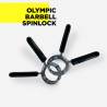 Olympus sæt med olympisk vægtstang 20 kg med lås og 8 vægtskiver 5-20 kg Valgfri