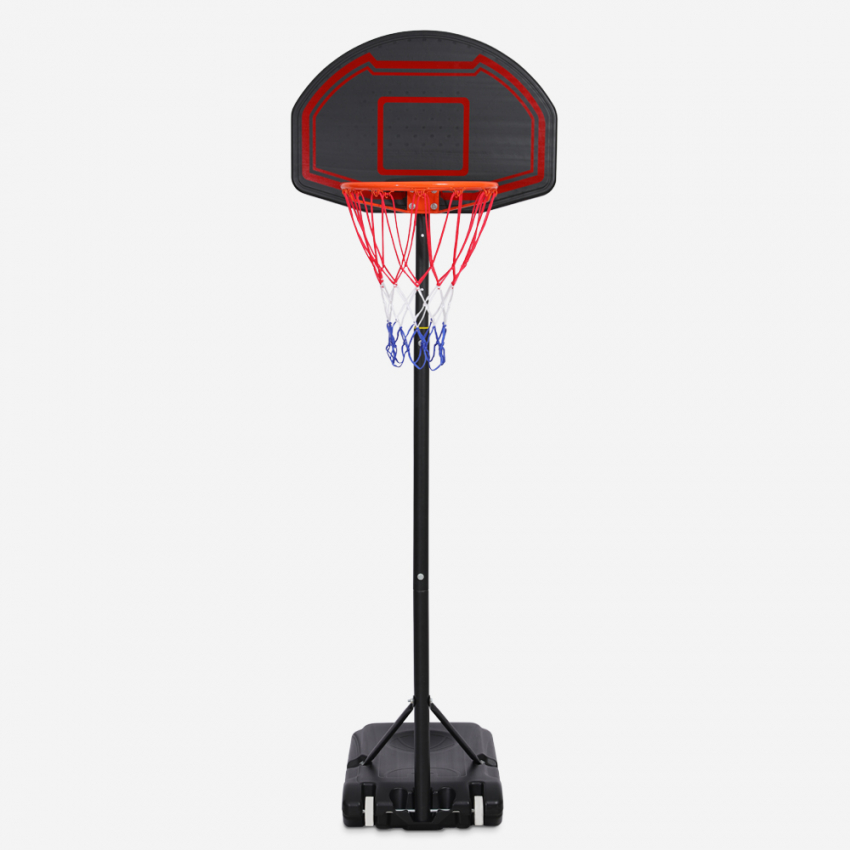 LA Basketball kurv højde 160-210 cm med basketball stander net hjul Kampagne