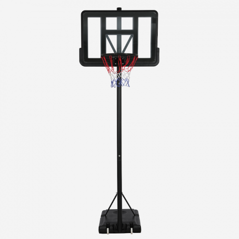 NY Basketball kurv højde 250-305 cm med basketball stander net hjul