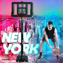 NY Basketball kurv højde 250-305 cm med basketball stander net hjul Tilbud