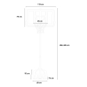 NY Basketball kurv højde 250-305 cm med basketball stander net hjul Model