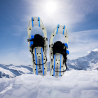 Everest Snesko sæt i aluminium med justerbar vandrestave vandring sne Tilbud