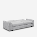 Verto Moderne 3 personers sovesofa design sofa i ruskindslignende stof Tilbud