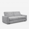 Verto Moderne 3 personers sovesofa design sofa i ruskindslignende stof Udsalg