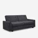 Verto Moderne 3 personers sovesofa design sofa i ruskindslignende stof Køb