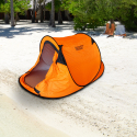 TendaFacile XL camping strandtelt læsejl med myggenet til 2 personer På Tilbud