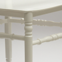 Sæt med 20 Napoleon III AHD stabelbar spisebords stol vintage design plast Valgfri