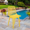 Bluetit stol havestol polypropylen havemøbler i flere forskellige farver På Tilbud