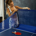 Vork bordtennisnet ping pong med boldfanger i midten til brug alene Tilbud