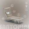 Sæt med 20 Santorini Limited Edition solsenge liggestol med solskærm Udvalg