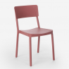Liner AHD design spisebords stol stabelbar i farverig polypropylen 