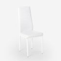 Imperial eco læder polstrede spisebordsstole med jernben til restaurant Pris