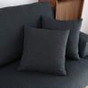 Yana 3 personers lille grå sofa i stofbetræk skandinaviske møbler stil Valgfri