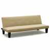 Topazio 3-personers sofa futon sovesofa eco læder til stue gæsteværelse Model