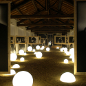 Globo Out Slide led lampe lys gulvlampe kugleform indendørs udendørs Rabatter