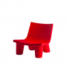 Low Lita Slide loungestol lænestol i polyethylen i forskellige farver 
