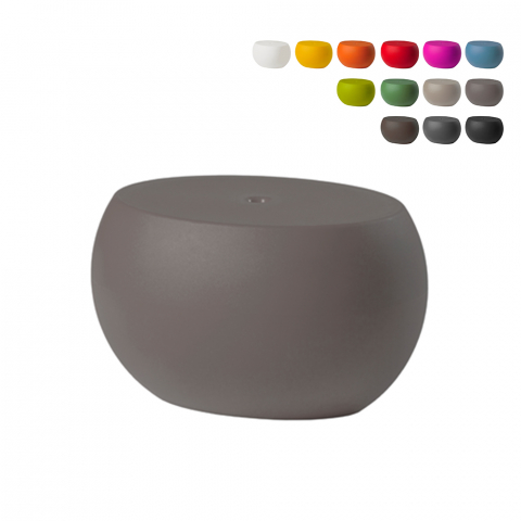 Blos Low Table Slide lille rund sofabord i polyethylen mange farver