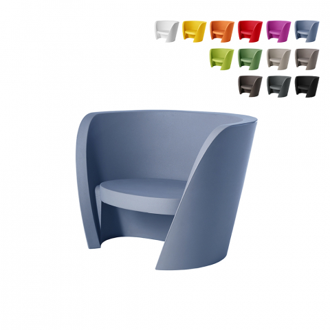Rap Chair Slide moderne lænestolen i polyethylen kommer i mange farver Kampagne